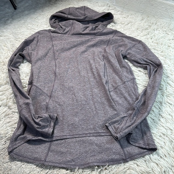 lululemon athletica Tops - Lululemon Ready To Rulu Hoodie Heathered Frosted Mulberry
